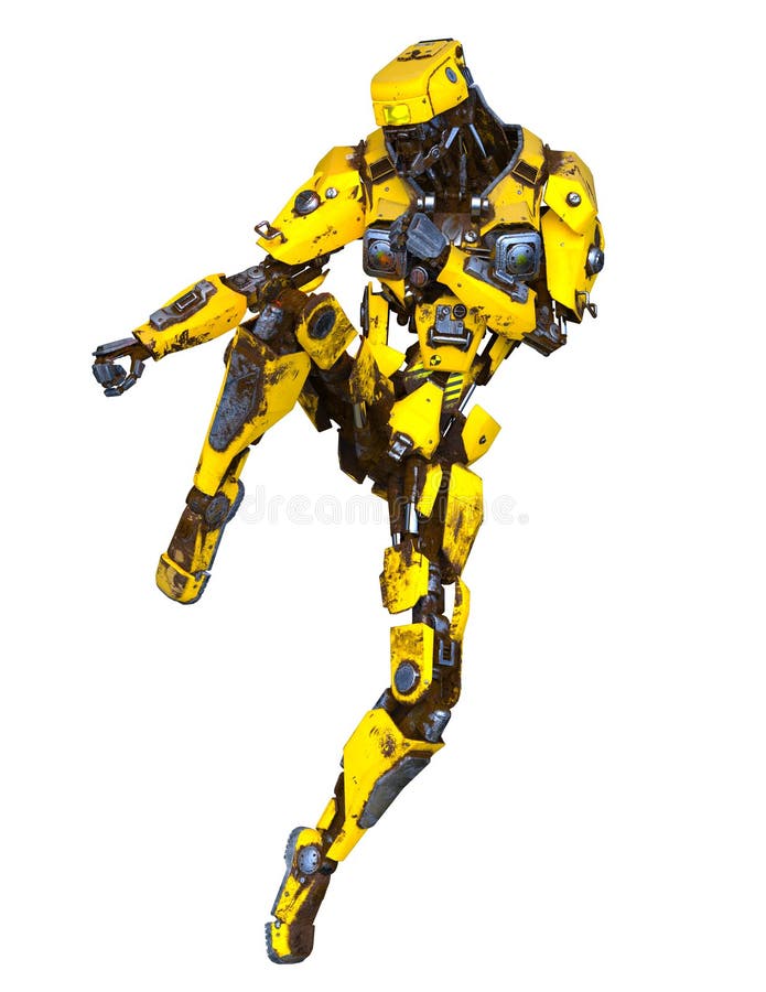3D CG rendering of robot royalty free illustration 3D CG rendering of robot royalty free illustration