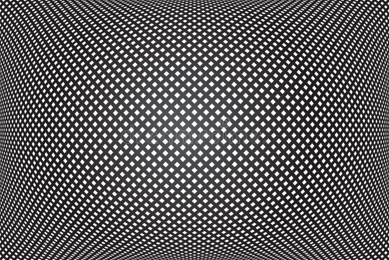 3D checked pattern. Convex geometric texture. Abstract black background stock illustration 3D checked pattern. Convex geometric texture. Abstract black background stock illustration