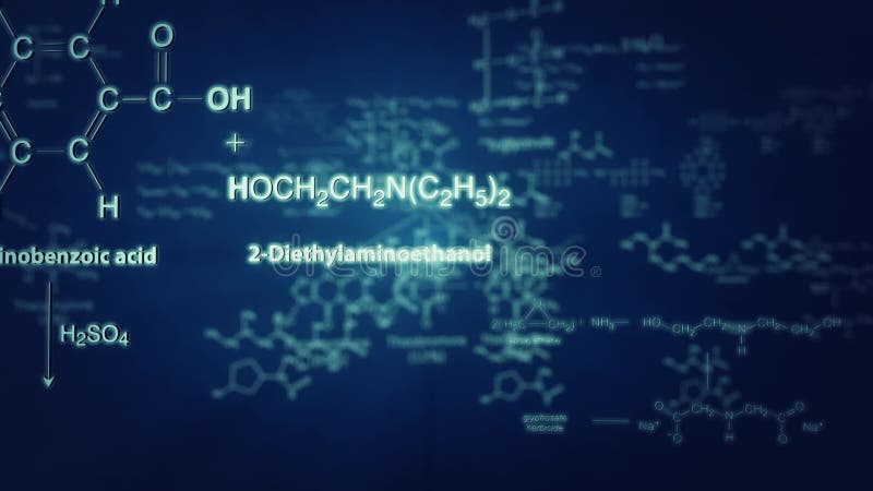 3D chemische formulesanimatie