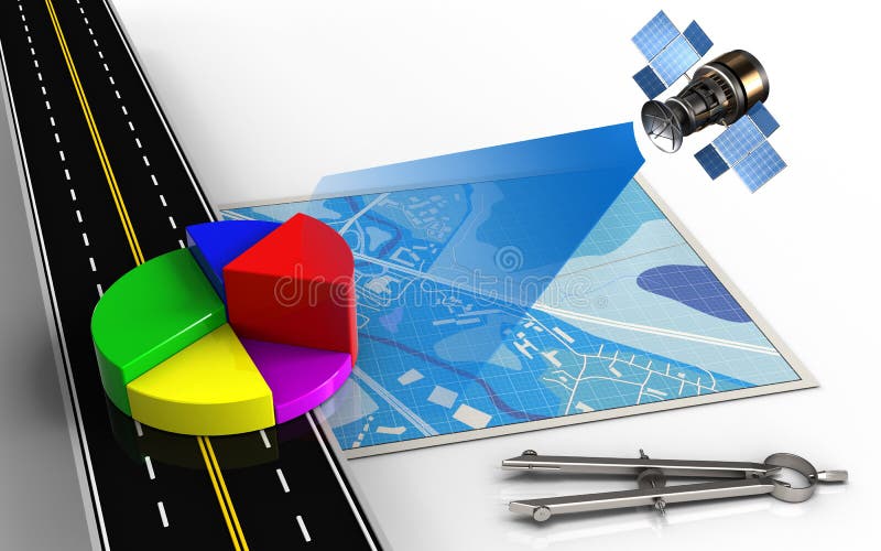 3d circle tool royalty free illustration