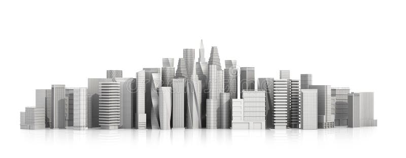 Thành phố 3D đơn cột trên nền trắng: Chào mừng bạn đến với không gian tưởng tượng đầy màu sắc và độc đáo! Hãy cùng thưởng thức bức tranh Phông nền 3D \