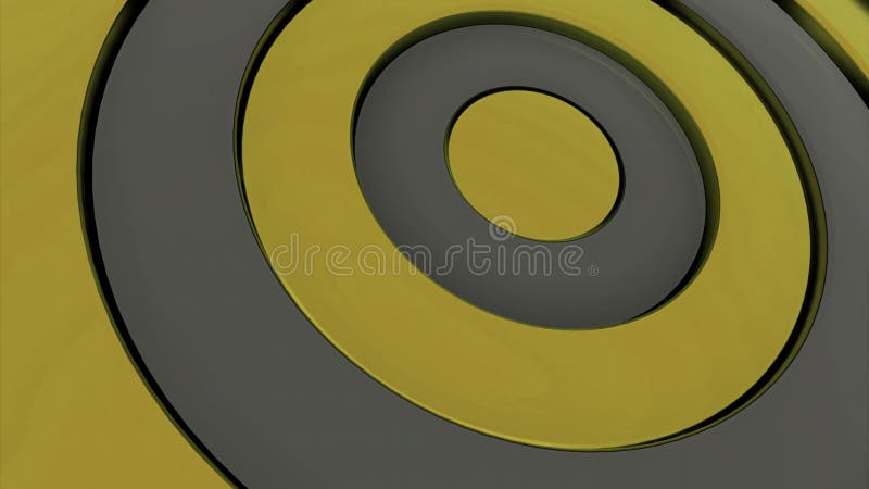 3d de cercuri colorate în undă, cum ar fi buclele fără sudură de mișcare. proiectare. inele de săritură strălucitoare contrastante vector illustration