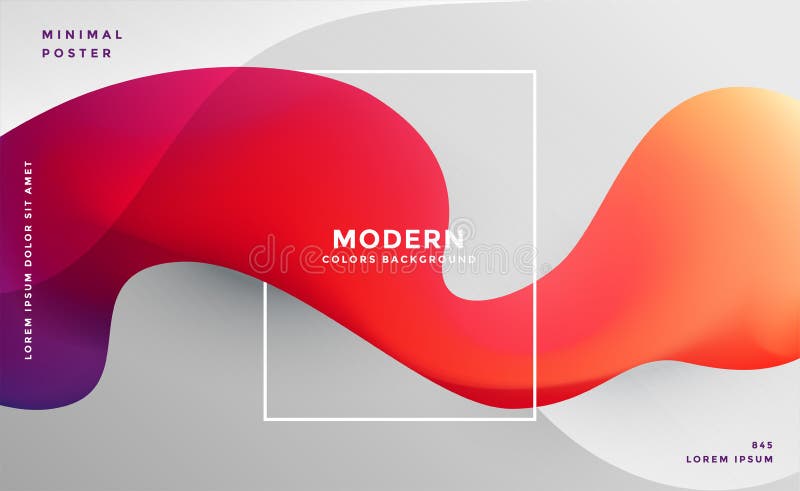 3d colorful dynamic fluid wave abstract background royalty free illustration
