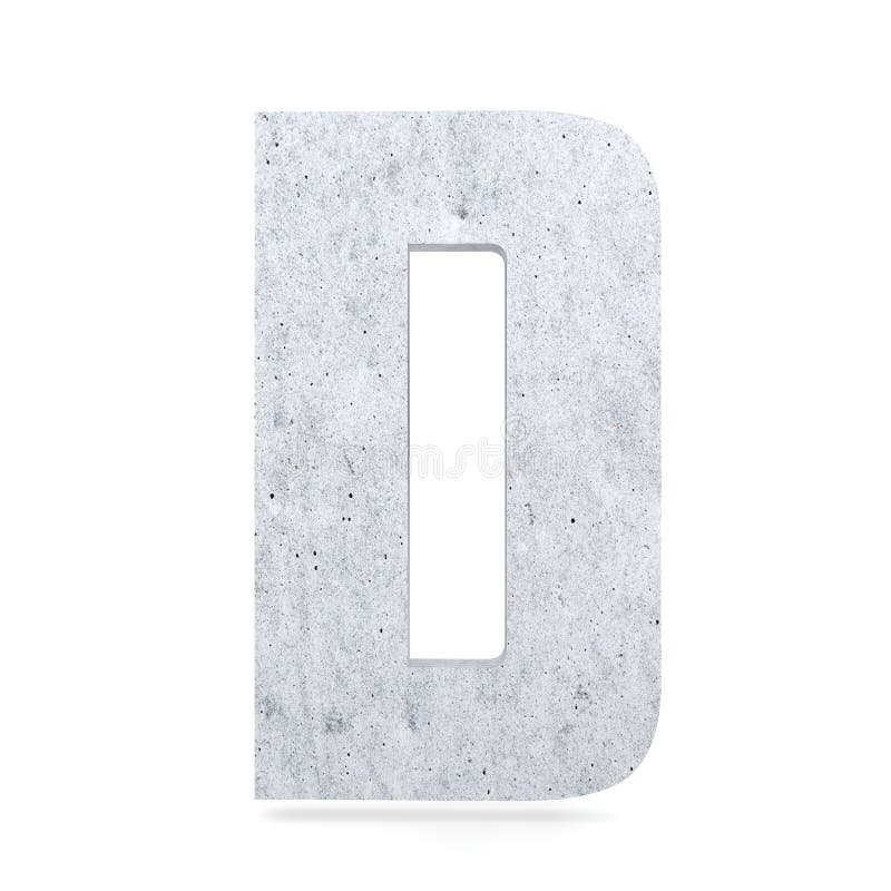 Concrete Letter S Uppercase with Plaster Texture Isolated on White ...