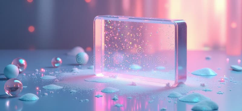 3D Digital 2026 поздравительная новогодняя голографическая открытка бесплатная иллюстрация