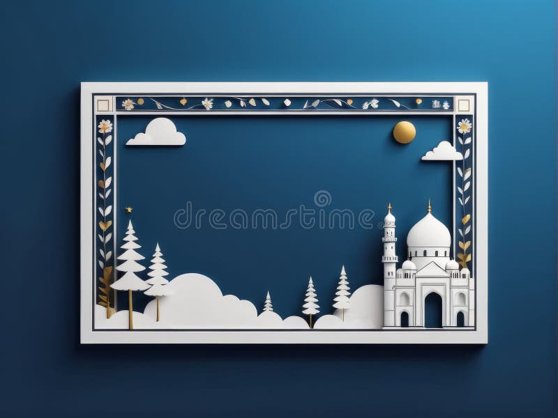 3. d diseño de tarjetas de felicitación de navidad de imagen. stock de ilustración