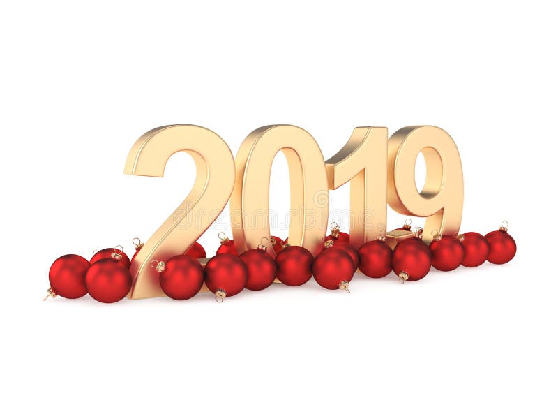 3D dígitos del oro del Año Nuevo de la representación 2019 libre illustration 3D dígitos del oro del Año Nuevo de la representación 2019 libre illustration