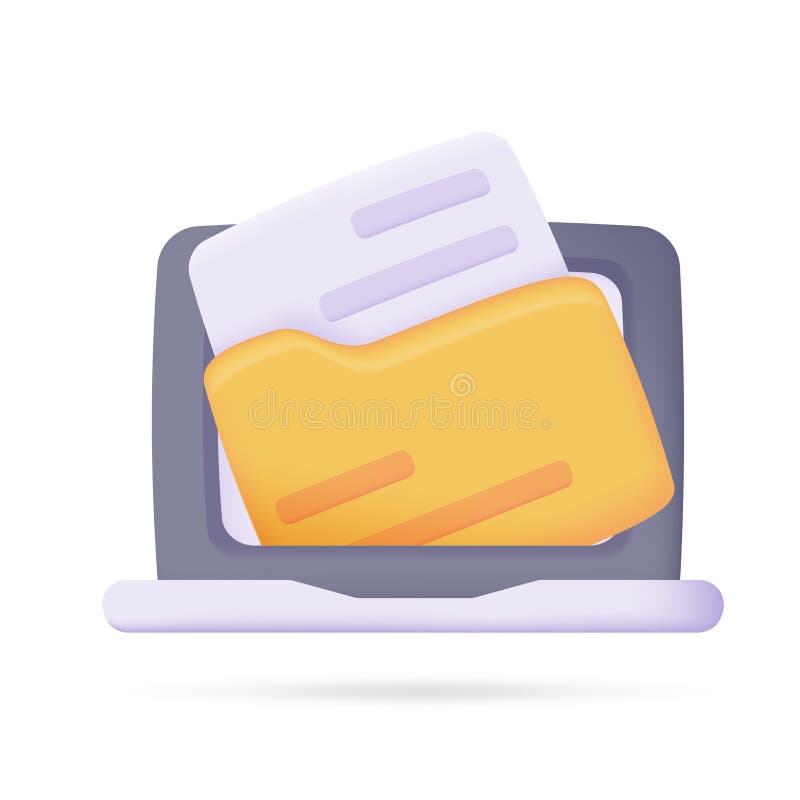 Salt de e-mail 3d din conceptul de mesagerie pe internet pe ecran pentru alerte de știri