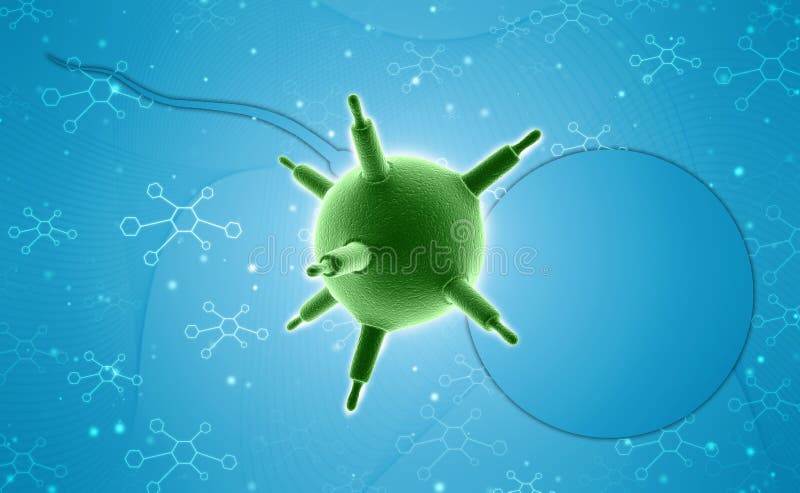 3d eliminazione delle cellule dei batteri del virus in background digitale illustrazione di stock