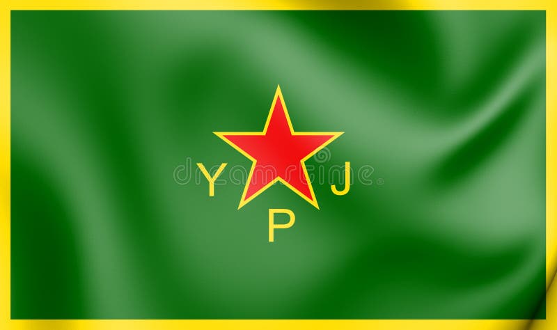  Fyon Women s Protection Units YPJ Flag ; female