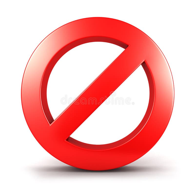 Forbidden Sign Stock Illustration - Download Image Now - Forbidden, Three  Dimensional, Authority - iStock