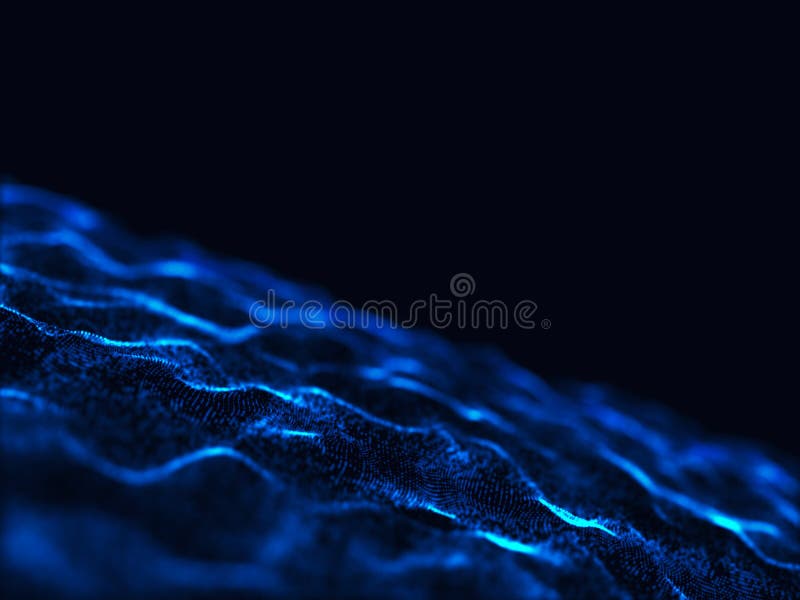 3D abstract futuristic background with particle design with shallow depth of field. 3D abstract futuristic background with particle design with shallow depth of field.