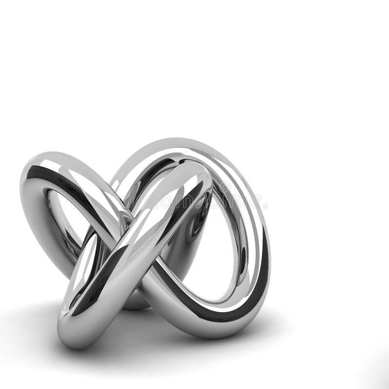 3d făcând nodul abstract royalty free illustration