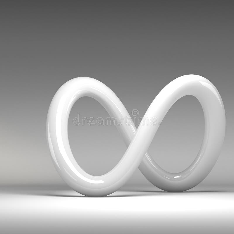 3d făcând nodul abstract royalty free illustration
