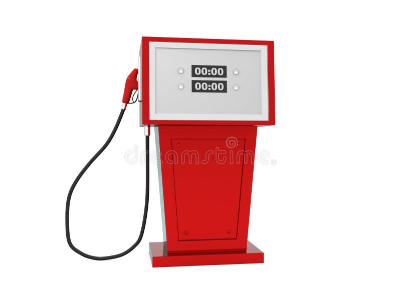 3d render illustration of gas pump over white background. 3d render. 3d render illustration of gas pump over white background. 3d render