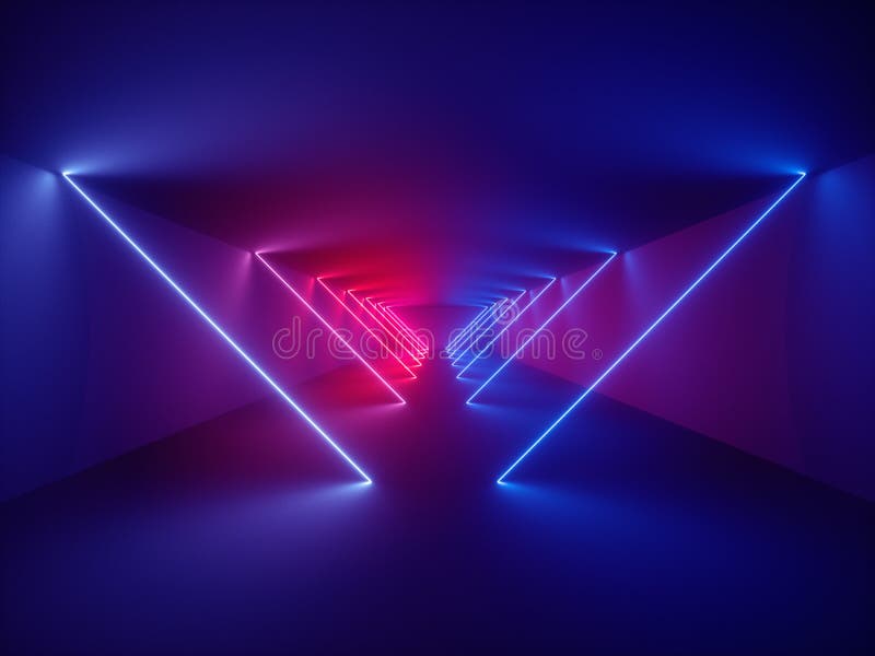 3d geef terug, toont de laser, nachtclub de binnenlandse lichten, gloeiende lijnen, fluorescente achtergrond, gang samenvatten stock illustratie 3d geef terug, toont de laser, nachtclub de binnenlandse lichten, gloeiende lijnen, fluorescente achtergrond, gang samenvatten stock illustratie