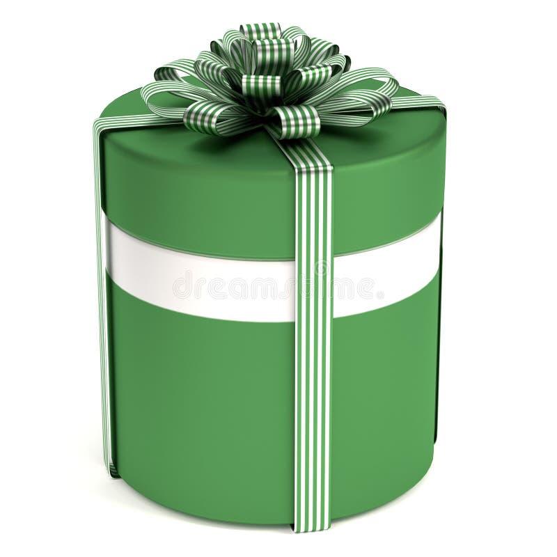 3d geef van gift terug stock illustratie