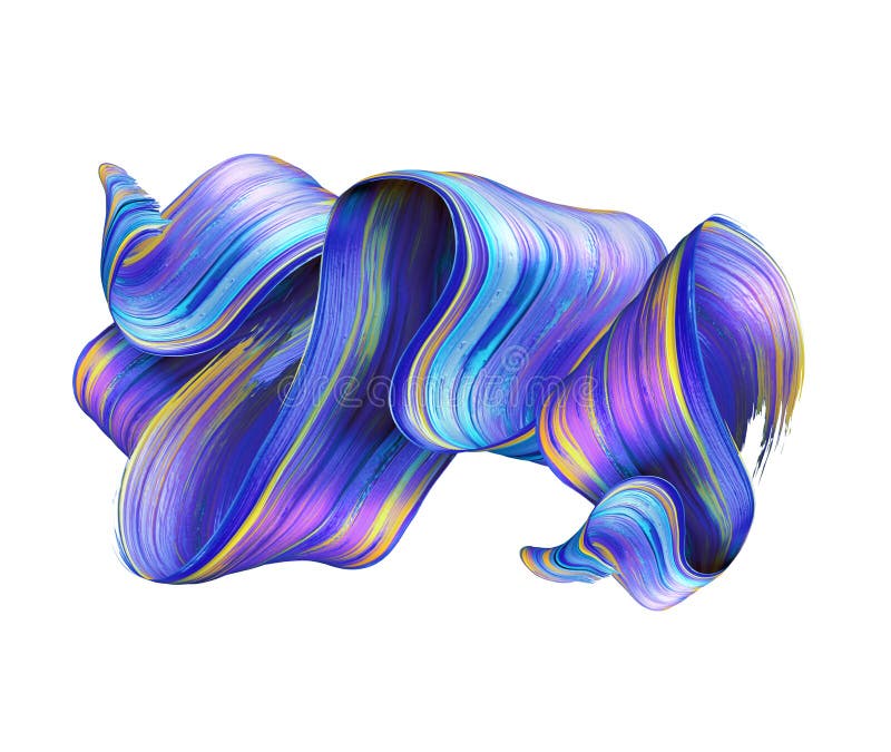 3d geef, vat kwaststreek, neonvlek, kleurrijk gevouwen lint, blauwe verftextuur, artistieke die illustratie samen, op wit wordt g stock foto's 3d geef, vat kwaststreek, neonvlek, kleurrijk gevouwen lint, blauwe verftextuur, artistieke die illustratie samen, op wit wordt g stock foto's