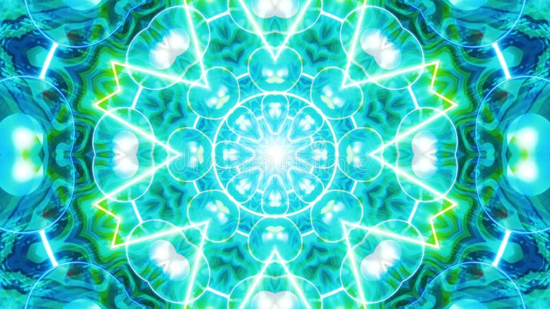 3D Geometric abstract tunnel seamless loop vector illustration