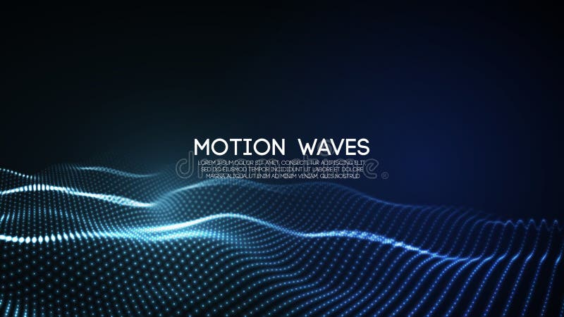 3D glowing abstract digital wave particles. Futuristic vector illustration. HUD element. Technology concept. Abstract royalty free illustration 3D glowing abstract digital wave particles. Futuristic vector illustration. HUD element. Technology concept. Abstract royalty free illustration