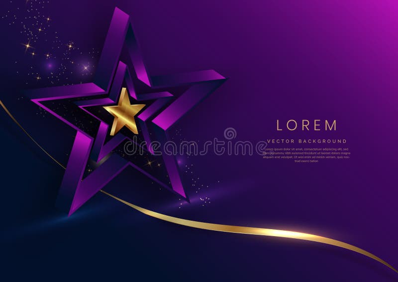 stars png purple gold texture brocade design cards