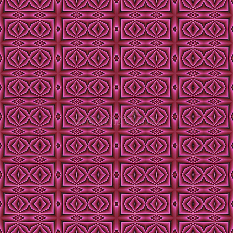 3d Grafik des geometrischen Farbverlaufs. Abstrakte 3D-Grafik für rotes geometrisches Farbgefälle