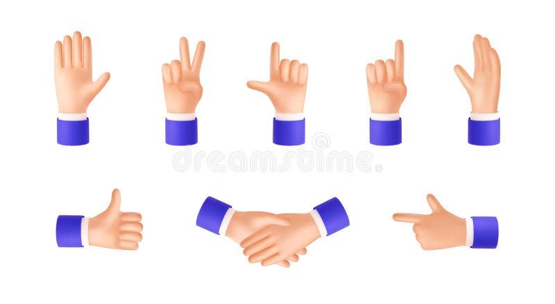 Download emoticon, emoji, sticker, gesture, handshake, dark- 3D