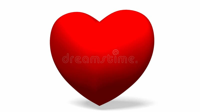 3D heart beating stock video. Video of marriage, passion - 80544897