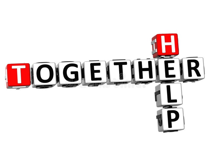 Together Crossword Stock Illustrations 190 Together Crossword Stock