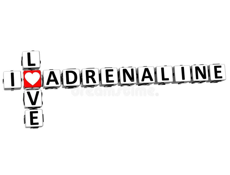 Adrenaline Crossword Stock Illustrations 1 Adrenaline Crossword Stock