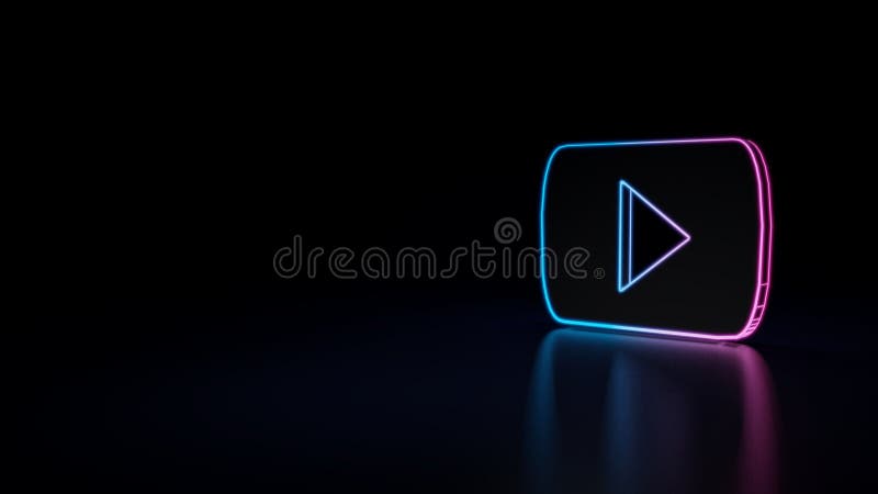 3d Icon Of Youtube Stock Illustration Illustration Of Online