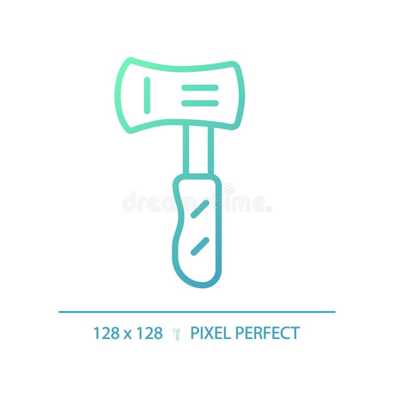 2 d icona a gradiente sottile di colore verde lineare sottile illustrazione vettoriale