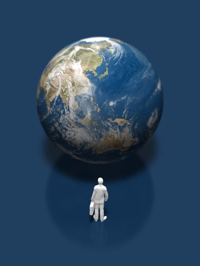 3D illustratie van de aarde stock illustratie 3D illustratie van de aarde stock illustratie