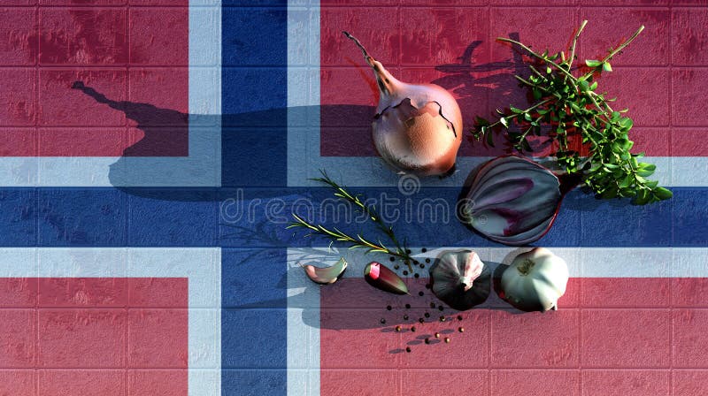 3d illustratie van de vlag vector illustratie