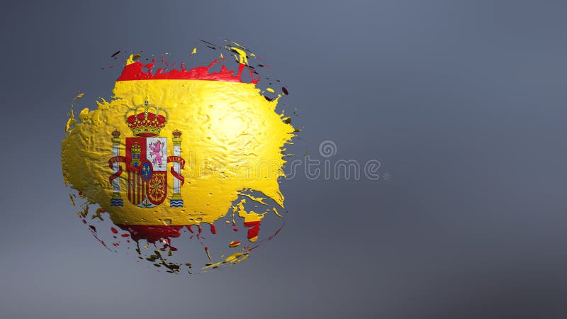 3d illustratie van de vlag royalty-vrije illustratie