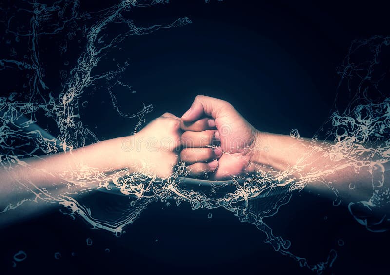 3d illustratie van eerste tot eerste botsing stock illustratie