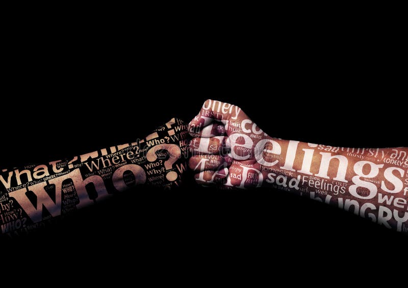 3d illustratie van eerste tot eerste botsing stock illustratie