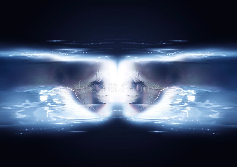 3d illustratie van eerste tot eerste botsing vector illustratie