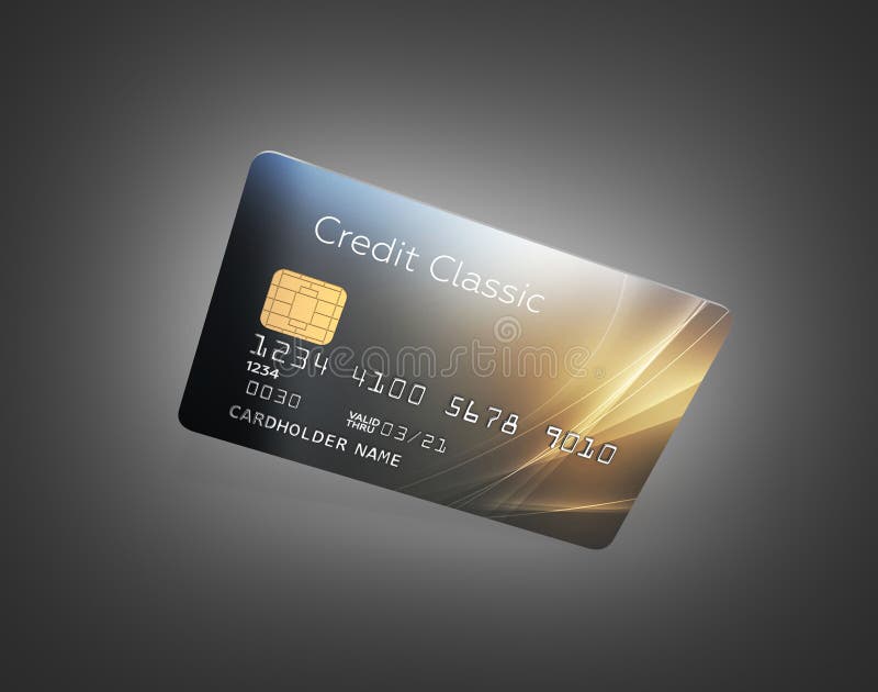 3d illustratie van gedetailleerde glanzende die creditcard op zwarte gradi?ntachtergrond wordt ge?soleerd royalty-vrije illustratie 3d illustratie van gedetailleerde glanzende die creditcard op zwarte gradi?ntachtergrond wordt ge?soleerd royalty-vrije illustratie