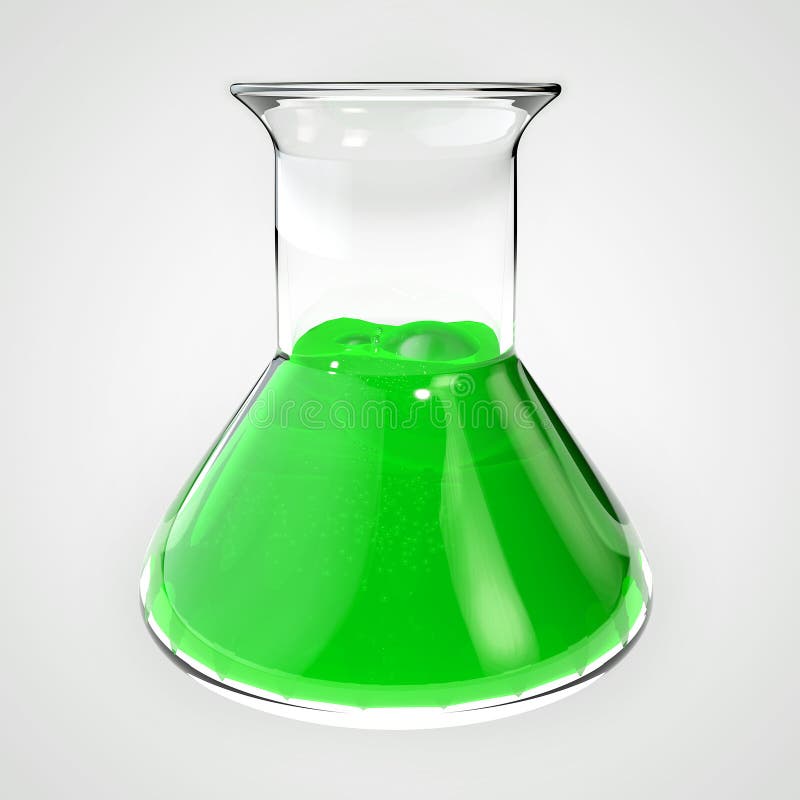 3d illustratie van vergiftfles, flesje, buis, drankje Fles met groene vloeistof wordt gevuld die stock illustratie 3d illustratie van vergiftfles, flesje, buis, drankje Fles met groene vloeistof wordt gevuld die stock illustratie