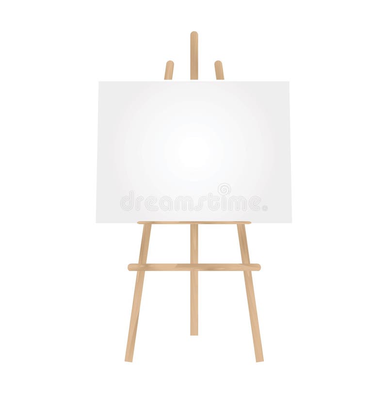 White Canvas Easel Stock Illustrations – 4,969 White Canvas Easel Stock  Illustrations, Vectors & Clipart - Dreamstime