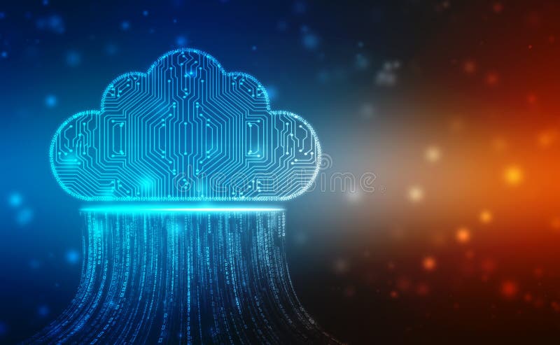 2d illustration of Cloud computing, Cloud computing and Big data concept royalty free illustration 2d illustration of Cloud computing, Cloud computing and Big data concept royalty free illustration