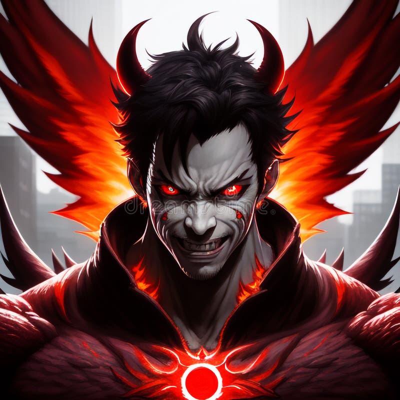 3d Illustration of Devil Jin, Tekken Jin, Stock Illustration