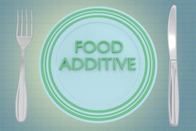 Food Additive concept stock illustration Food Additive concept stock illustration