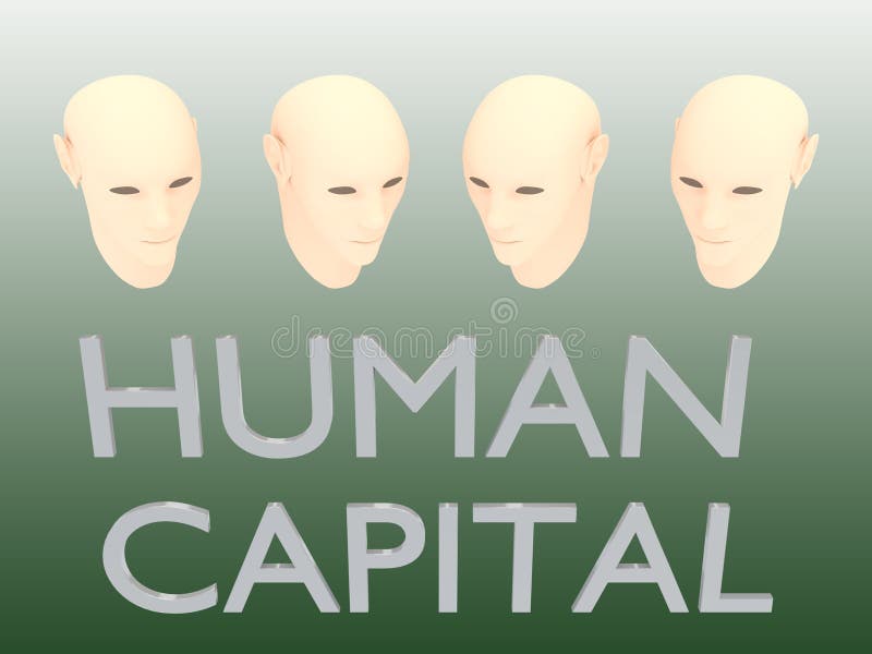 HUMAN CAPITAL concept stock illustration. Illustration of marketing ... Human Capital