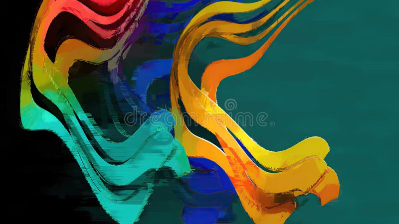 Hi tech colorful fantasy background vector illustration