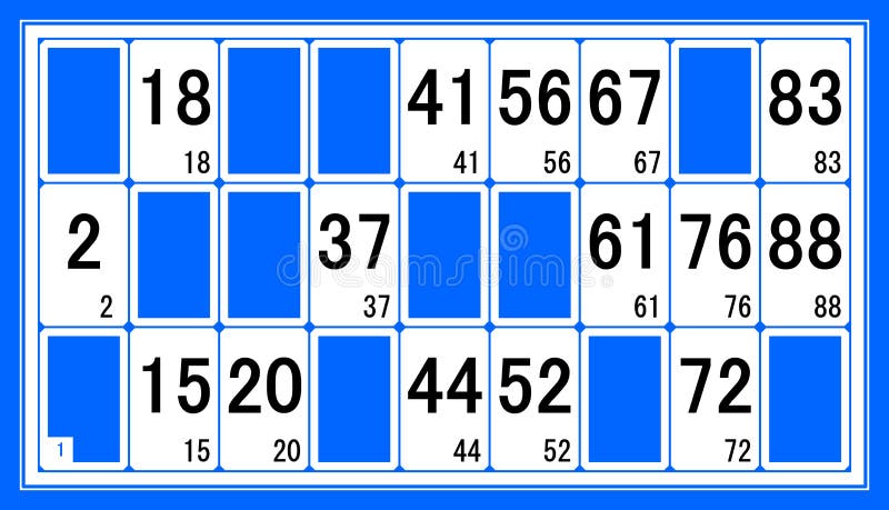 3D Illustration with Lotto Cards Isolated on White Background Stock  Illustration - Illustration of game, lottery: 159914552