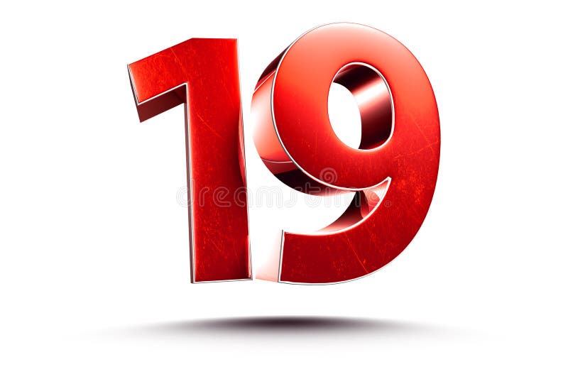 Number 19 Stock Illustrations – 4,168 Number 19 Stock Illustrations
