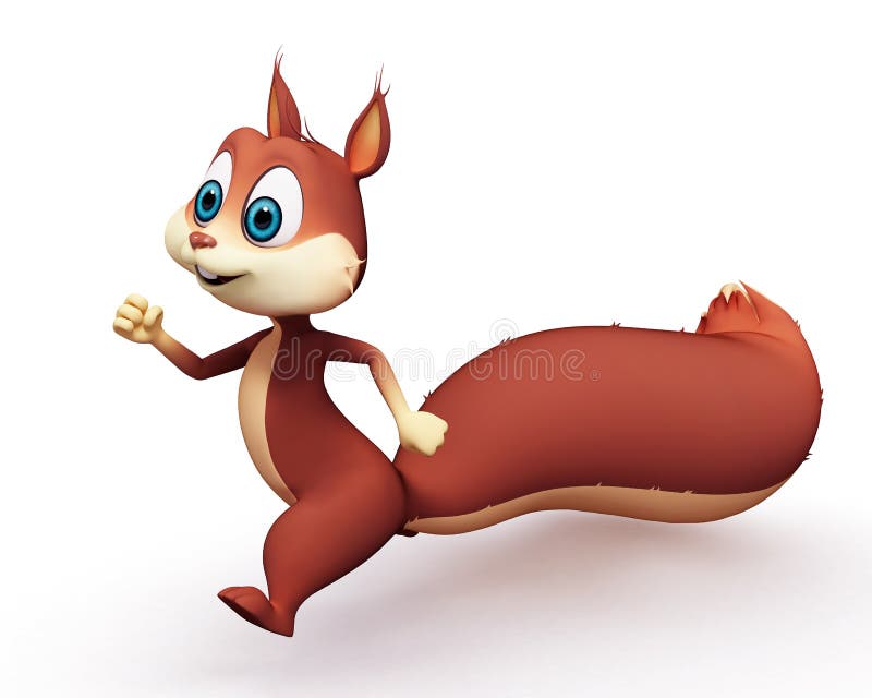 Squirrel is running stock illustration. Illustration of characters - 30006717 Squirrel is running stock illustration. Illustration of characters - 30006717