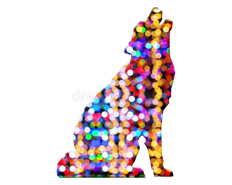 Kurve Tilbud aIDS 3d Illustration of a Wolf Glitter Animal Stock Photo - Image of design,  symbol: 208638902